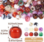 Pndeyo 90pcs Round Acrylic Beads - Image 2
