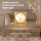 RETEYUNG Sunrise Alarm Clocks for Heavy Sleepers, Rotatable Moon Light - Image 2