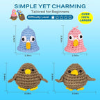 Crochetta Crochet Kit for Beginners, Crochet Kit - Image 3
