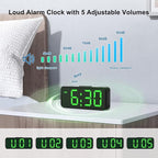 Peakeep Small Battery Powered Digital Alarm Clocks - Image 7