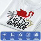 guangyintong Heat Transfer Vinyl Carbon Silver HTV Rolls, HTV Vinyl - Image 3