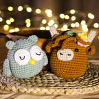 CrochetBox Crochet Kit for Beginner, Highland Cow and Owl Learn How to Crochet - Image 7