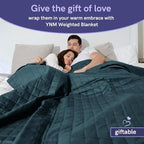 YnM Exclusive Weighted Blanket, Soothing Organic Long Stapled Cotton, Bed - Image 5