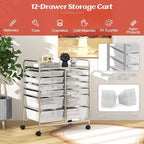 BECOMFORT 12-Drawer Rolling Cart - Image 4