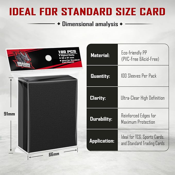 1000PS Trading Card Sleeves Protector - Image 2