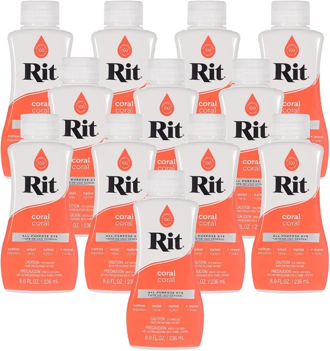 Rit Dye – 8 Oz. Liquid Fabric Dye by CraftCounty