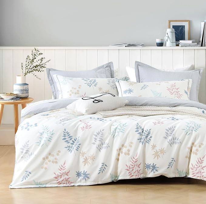 LEMIROE White Cotton Comforter Queen Size 3Pcs by LEMIROEBEDDING