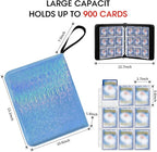 Sparkly Trading Card Binder 9-Pocket Zippered - Image 2