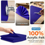 IONTACH 18" X 18" Soft Felt Sheets 1.6mm Thick | Acrylic Felt Fabric Sheets - Image 3