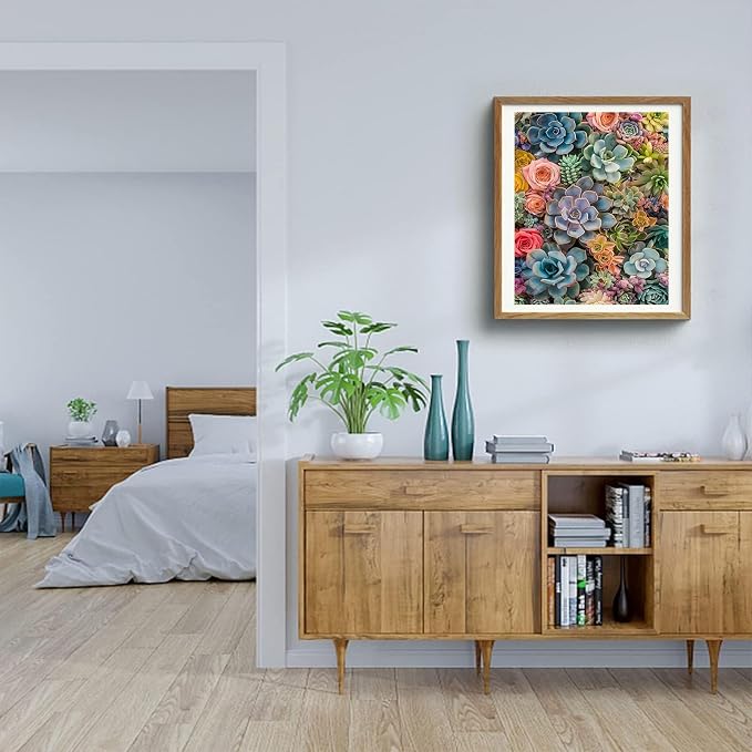 xackcme Succulent Paint by Numbers - Image 5