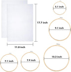 INSCRAFT 304 Pack Embroidery Kit, 200 Colors Threads, Instructions, Bag and - Image 4