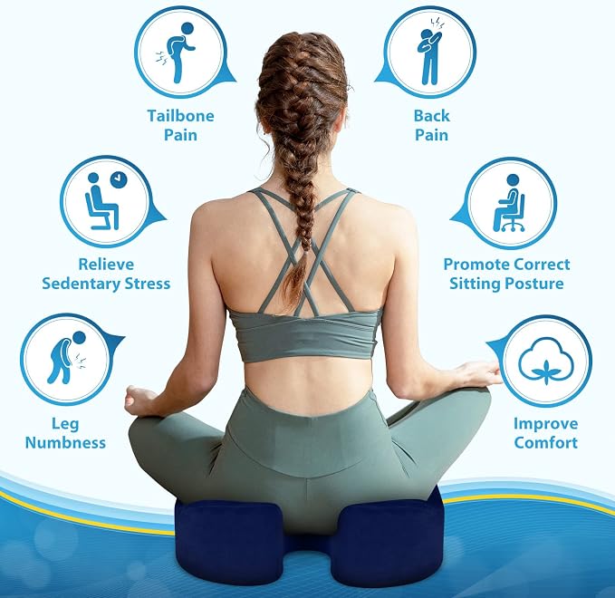 BlissTrends Seat Cushion, 5.2in Thick Memory Foam Cushions - Image 5