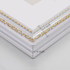 eletecpro 4x6 Vintage Picture Frame, Glass Cover, Horizontal or Vertical - Image 5