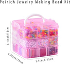 Peirich Bracelets Making Bead Kits, Includes 44 Colors Embroidery Floss - Image 2