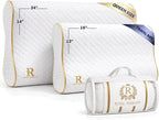 Royal Therapy Travel Memory Foam Pillow, Neck Pillow Bamboo Adjustable Side - Image 2