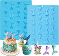 Sakolla 2 Pack Mermaid Tail Molds, Mermaid Molds by Sakolla