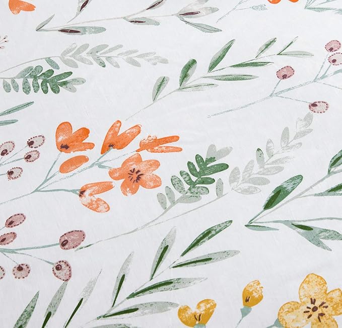 SLEEPBELLA Duvet Cover King, 600 Thread Count Cotton 3pcs Bedding Set Yellow - Image 7