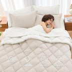 MUXHOMO 5 Pieces Twin Comforter Set, Reversible Bed in a Bag Twin Size - Image 6