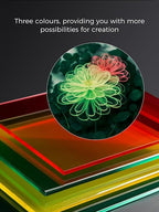 Creality Three Colors Transparent Acrylic Sheets 1/8" Thick - Image 5