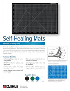 Dahle Vantage 10471 Premium Self-Healing Cutting Mat, 1/2" Grid, 5 Layers - Image 5