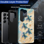 for Samsung Galaxy S25 Ultra Case, Sea Turtle Beach Pattern Glossy 2 in 1 - Image 3