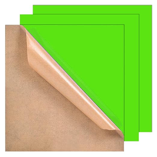 3 Pcs Green 12 x 12 x 1/8 Inch Acrylic Sheets | Laser Cutting Plastic by Frddiud