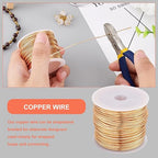 BENECREAT 16 Gague 32.8ft Tarnish Resistant Copper Wire, Sculpturing, Floral - Image 5