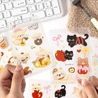 128Pcs Cute Pets for Scrapbooking, Self-Adhesive Transparent Cute Pets - Image 4