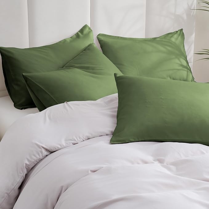 ZPECC Pillow Cases King Size Set of 4, 20x36 Envelope Closure Pillowcases - Image 2