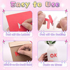 656 Pcs Foam Letter Stickers, Self-Adhesive EVA Alphabet Stickers Small 1 Inch - Image 4