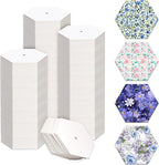 500 PCS Hexagon Piecing Paper Templates, Quilting Templates Accessories by Neworkg