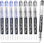 EYEYE Fountain Pens for Writing, 5 Black 4 Blue Disposable Fountain Pens by eyeye