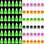 Augshy 64Pcs Resin Candy Corn Charms Glow in The Dark Halloween Pendant | Mini by Augshy