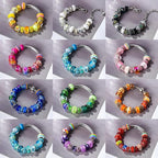 Aipridy 200 Pieces Assortment European Large Hole Beads Spacer Beads Rhinestone - Image 2