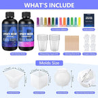 KISREL Epoxy Resin Kit for Beginners, Resin Kit - Image 2