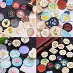 1664 Pieces Wax Seal Beads, Mixed Octagon Sealingwax Bead - Image 8