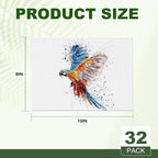 ESRICH 8x10 Canvas for Painting, 8x10 Inch Value Pack of 32, Canvas Boards for - Image 2