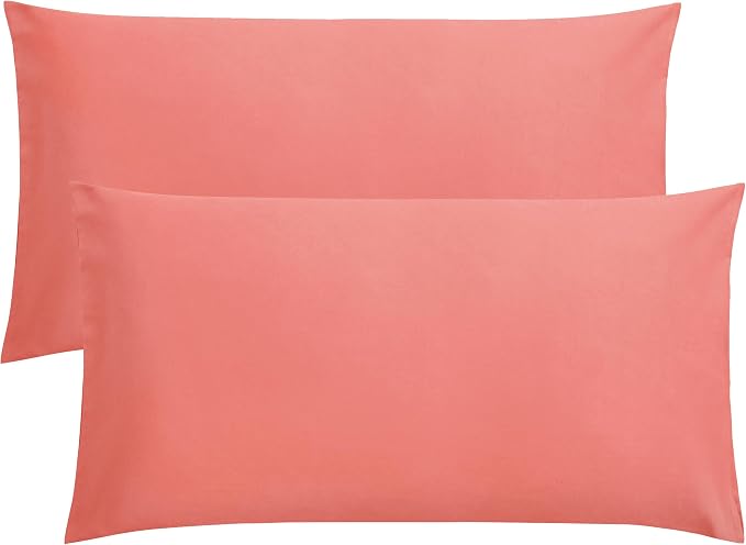 FLXXIE King Pillow Cases Set of 2, Soft Microfiber Pillow Covers by FLXXIE