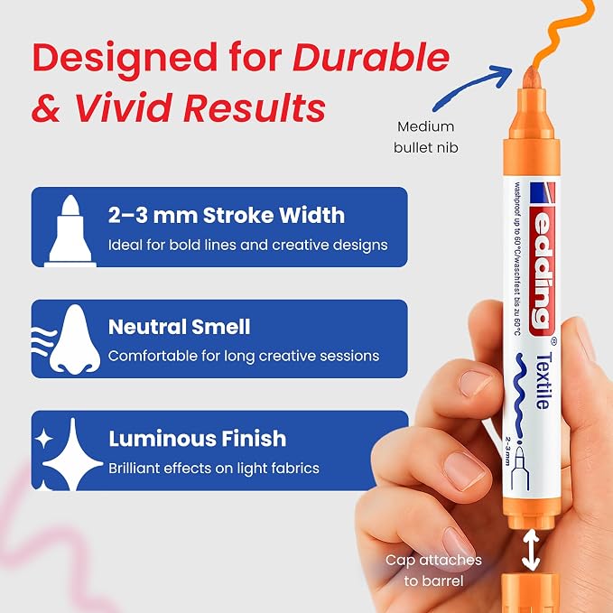 edding 4500 Textile Marker - Image 2