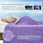 Topcee Weighted Blanket for Adults, Minky Dots Heavy Blanket for Woman - Image 3