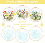 RidaaFri Embroidery Kit for Beginners, Hand Embroidery Set - Image 2