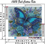 Butterfly and Flowers Cross Stitch Kits - Image 2