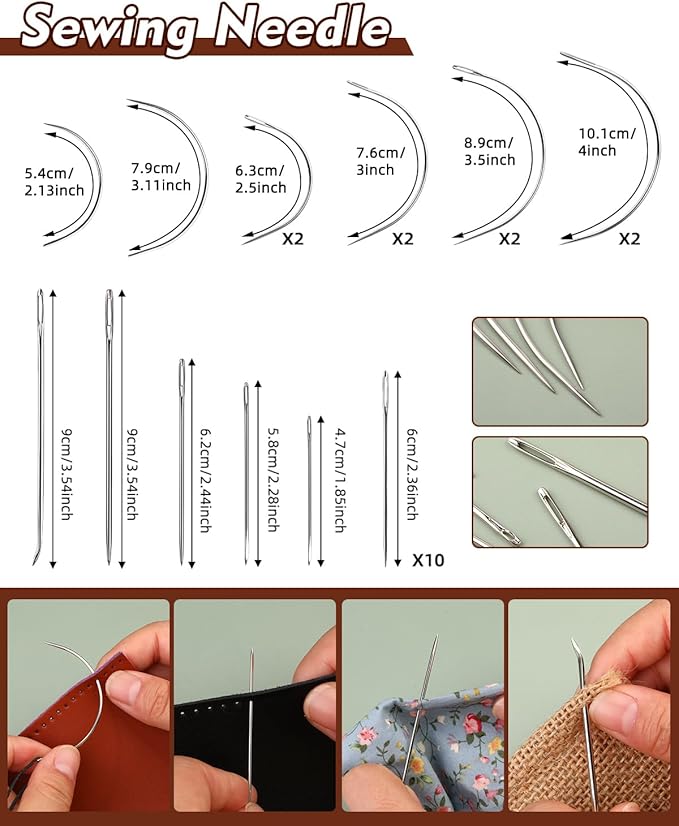 BAGERLA Heavy Duty Sewing Kit, Needle and Thread Kit - Image 2