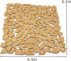200g Ceramic Mosaic Tiles for Crafts, Irregular Stained Ceramic 0.2"x0.8" - Image 4