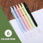 Ddaowanx Colorful Gel Pens, 0.5mm Fine Point Retractable, Cute Pens - Image 3