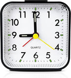 Lamisola Small Analog Travel Alarm Clock, Battery Operated Desk Table Shelf by AlarmClock
