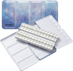 MEEDEN Empty Watercolor Paint Palette: Travel Water Color Palette Tin by MEEDEN