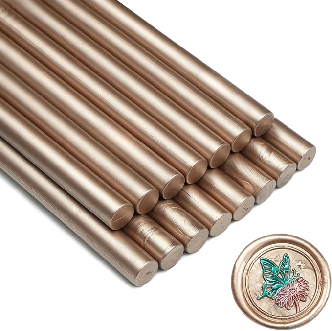 Wax Seal Stick, 15 Pieces Glue Gun Wax Seal Sticks by Zifospy