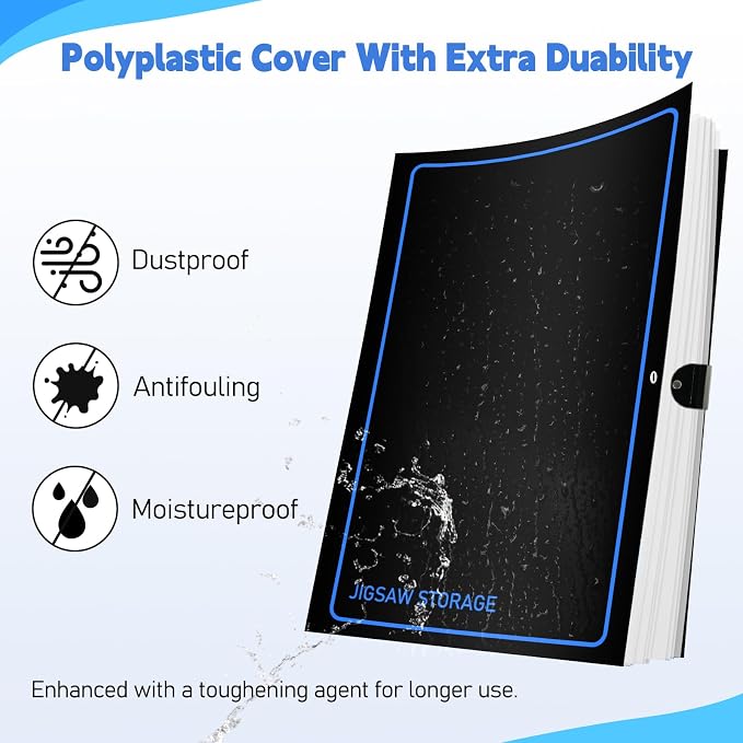 ALL4JIG 25.98"×30.31" Puzzle Binder – Space-Saving Storage Folder - Image 3