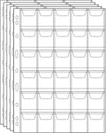 Coin Collecting Pages 5 Sheets 30 Pockets Standard 9Hole Coin Pocket Inserts by UnclePaul
